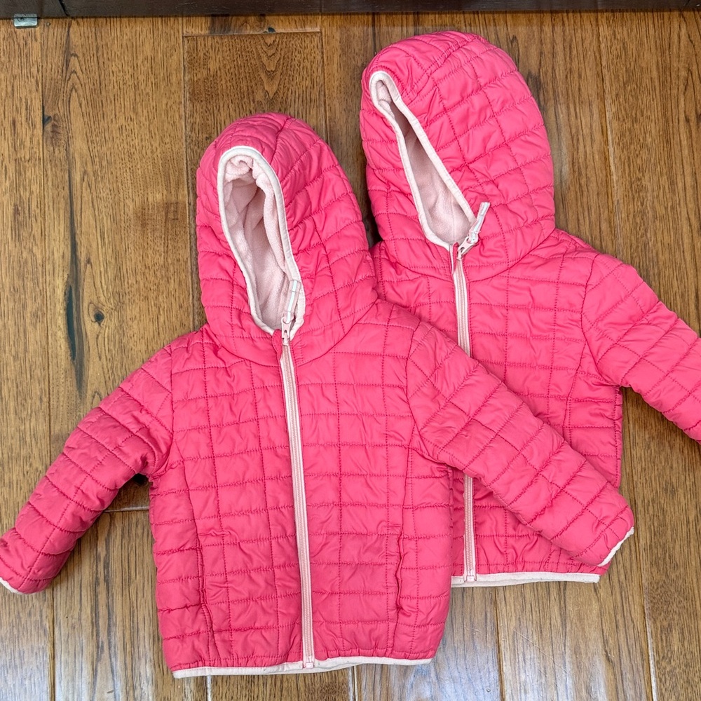 Cat & Jack Pink Quilted Kids Jackets